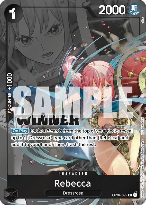 Rebecca (Winner Pack 2025 Vol. 2) One Piece prize card