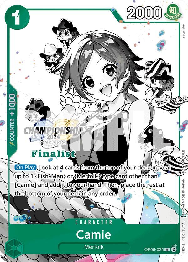 Camie (Championship 2024 Finalist Card Set Vol. 2) One Piece prize card