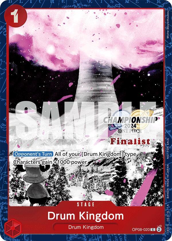 Drum Kingdom (Championship 2024 Finalist Card Set Vol. 2) One Piece prize card
