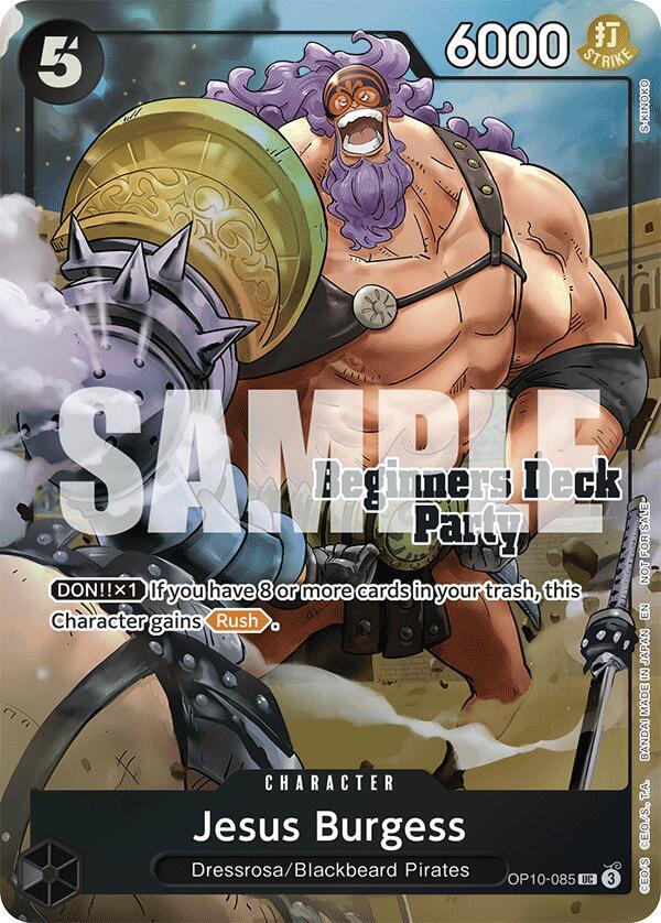 Jesus Burgess (Beginners Deck Party [ST-23] - [ST-28] Winner Pack) One Piece prize card
