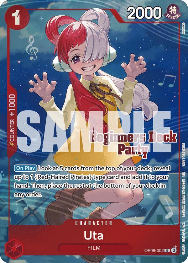 Uta (Beginners Deck Party [ST-23] - [ST-28] Winner Pack) One Piece prize card