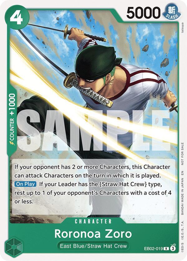 Roronoa Zoro (Tournament Pack 2025 Vol. 3) One Piece prize card