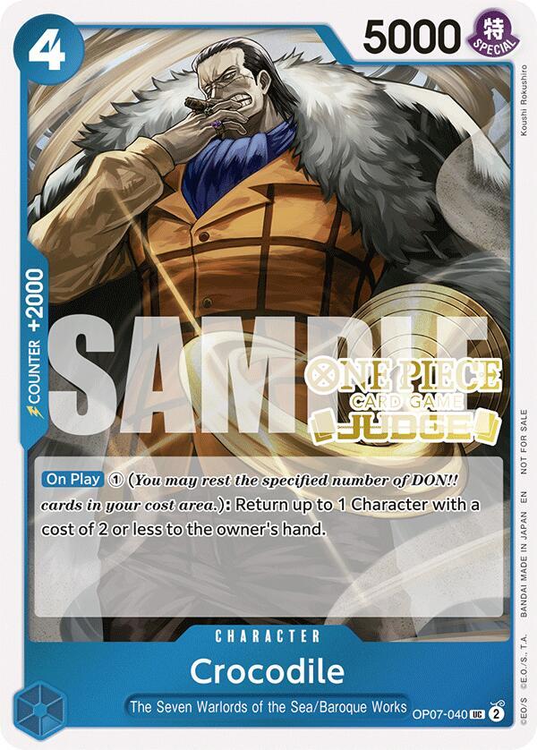 Crocodile (Judge Pack Vol. 6) One Piece prize card