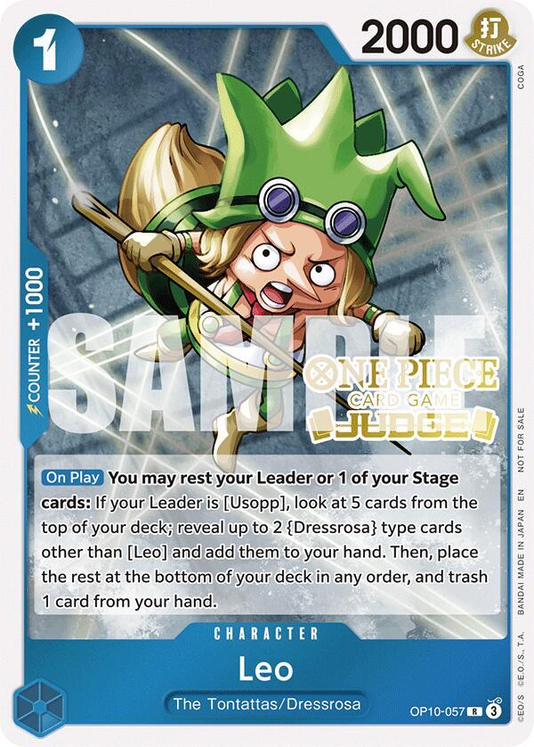 Leo (Judge Pack Vol. 6) One Piece prize card