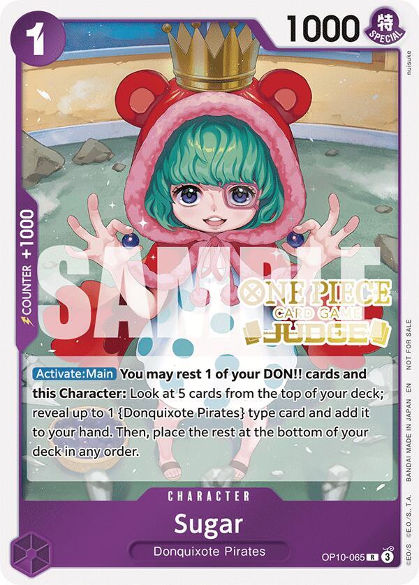 Sugar (Judge Pack Vol. 6) One Piece prize card
