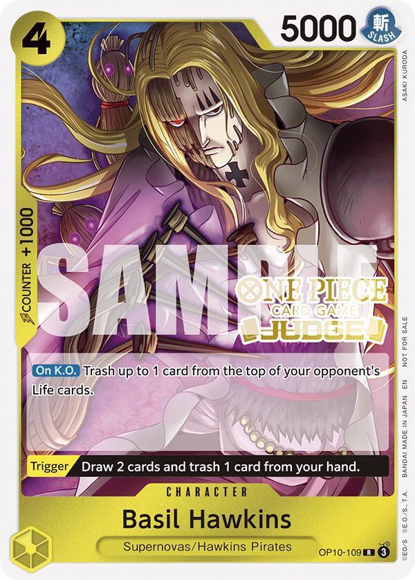 Basil Hawkins (Judge Pack Vol. 6) One Piece prize card