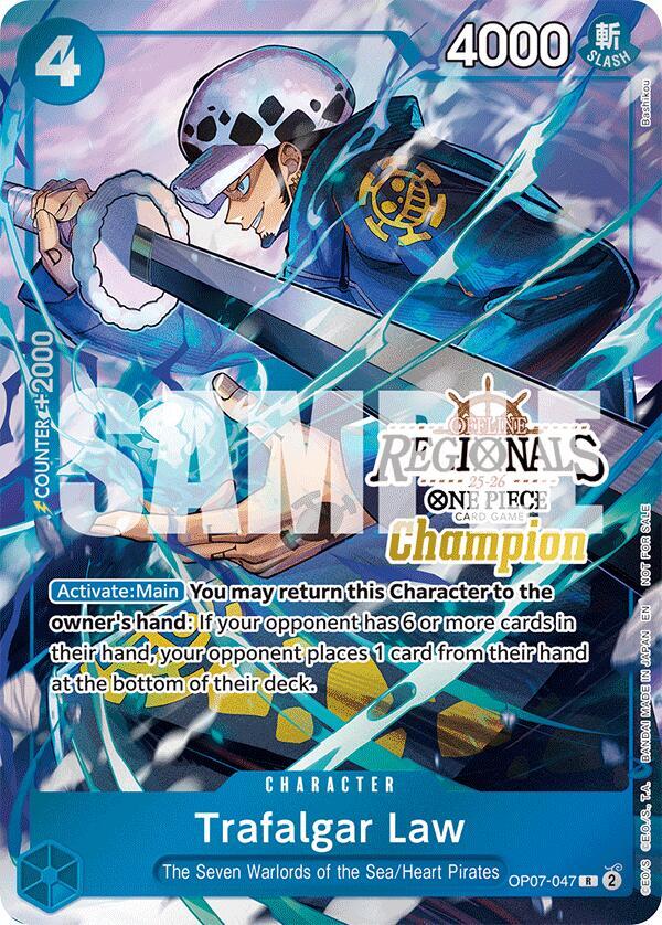 Trafalgar Law (Offline Regional Champion Card Set 2025 Vol.2) One Piece prize card