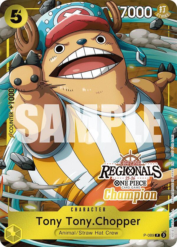 Tony Tony.Chopper (Offline Regional Champion Card Set 2025 Vol.2) One Piece prize card