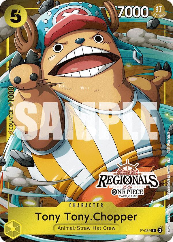 Tony Tony.Chopper (Offline Regional Participation Pack 2025 Vol.2) One Piece prize card