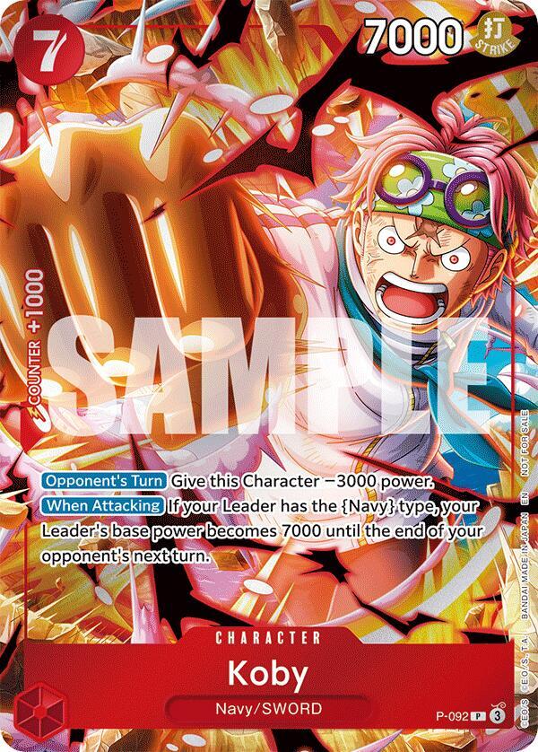 Koby (Event Pack Vol. 7) One Piece prize card