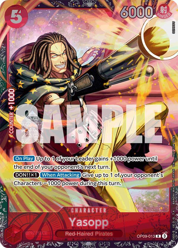 Yasopp (Championship 25-26 Offline Regionals Season 2) One Piece prize card