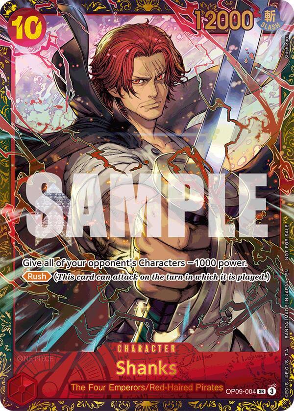 Shanks (Championship 25-26 Offline Regionals Season 2) One Piece prize card