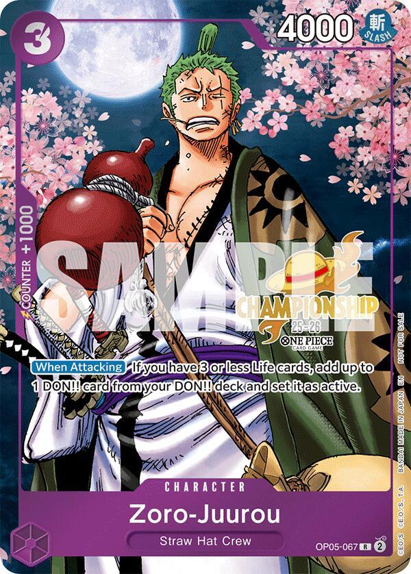 Zoro-Juurou (CS 25-26 Event Pack) One Piece prize card