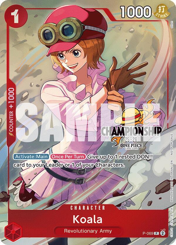 Koala (CS 25-26 Event Pack Finalist Ver.) One Piece prize card
