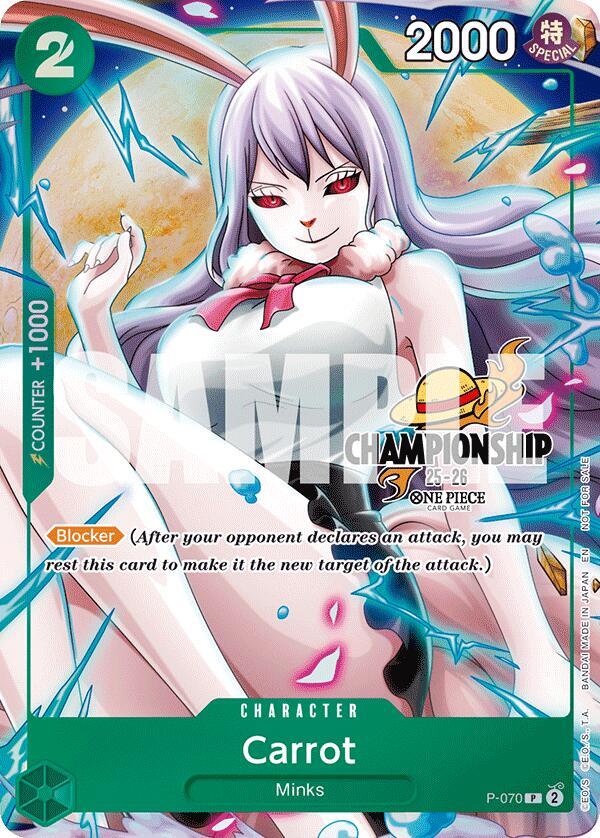 Carrot (CS 25-26 Event Pack Finalist Ver.) One Piece prize card