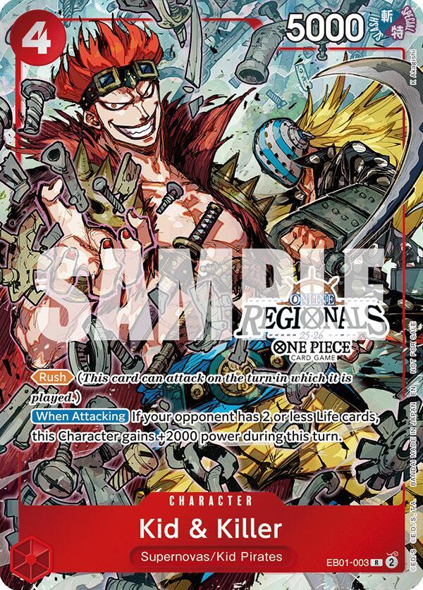 Kid & Killer (Online Regional Participation Pack 2025 Vol.2) One Piece prize card