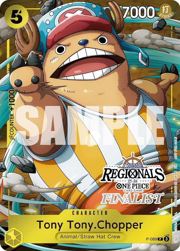 Tony Tony.Chopper (Online Regional Finalist Card Set 2025 Vol.2) One Piece prize card