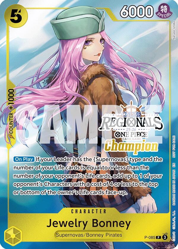 Jewelry Bonney (Online Regional Champion Card Set 2025 Vol.2) One Piece prize card