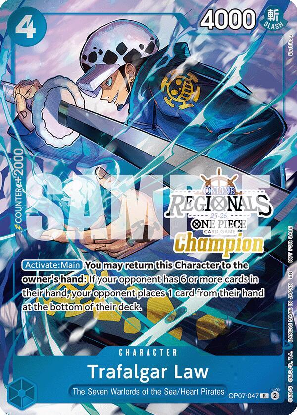 Trafalgar Law (Online Regional Champion Card Set 2025 Vol.2) One Piece prize card