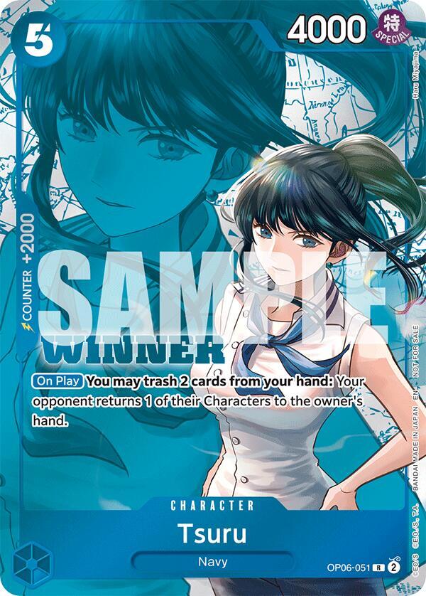 Tsuru (Winner Pack 2025 Vol. 4) One Piece prize card