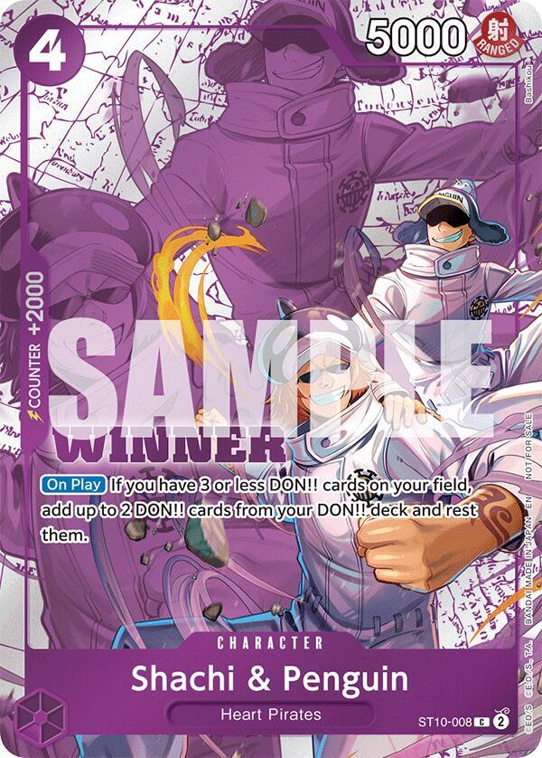Shachi & Penguin (Winner Pack 2025 Vol. 4) One Piece prize card