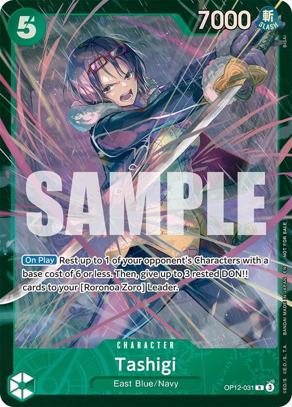 Tashigi (Store Treasure Cup 2025) One Piece prize card
