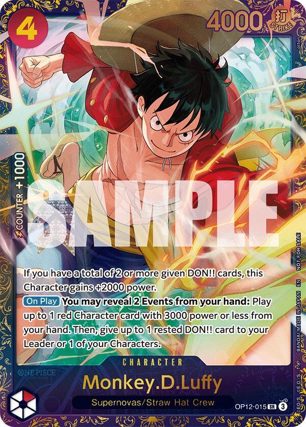 Monkey.D.Luffy (Treasure Cup 2025) One Piece prize card