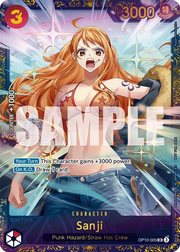 Sanji (Treasure Cup 2025) One Piece prize card