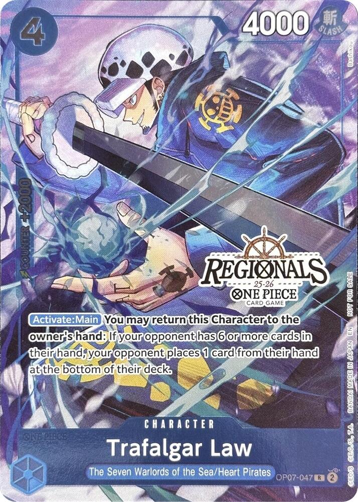 Trafalgar Law (CS 25-26 Regionals Textured Chase Promo) One Piece prize card