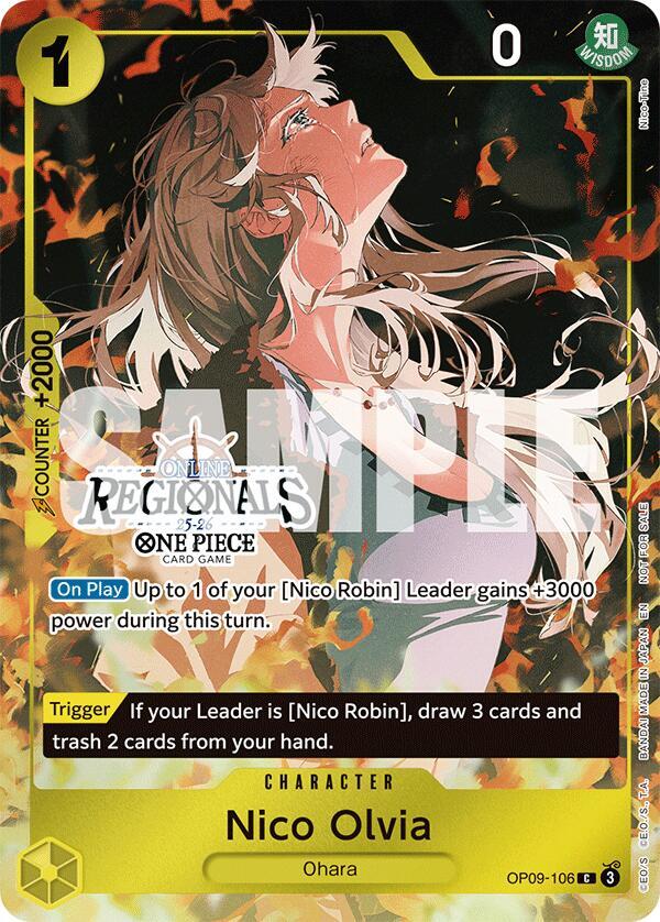 Nico Olvia (Online Regional Participation Pack 2025 Vol.1) One Piece prize card
