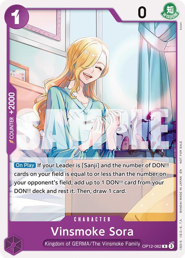 Vinsmoke Sora (Tournament Pack 2026 Vol. 1) One Piece prize card