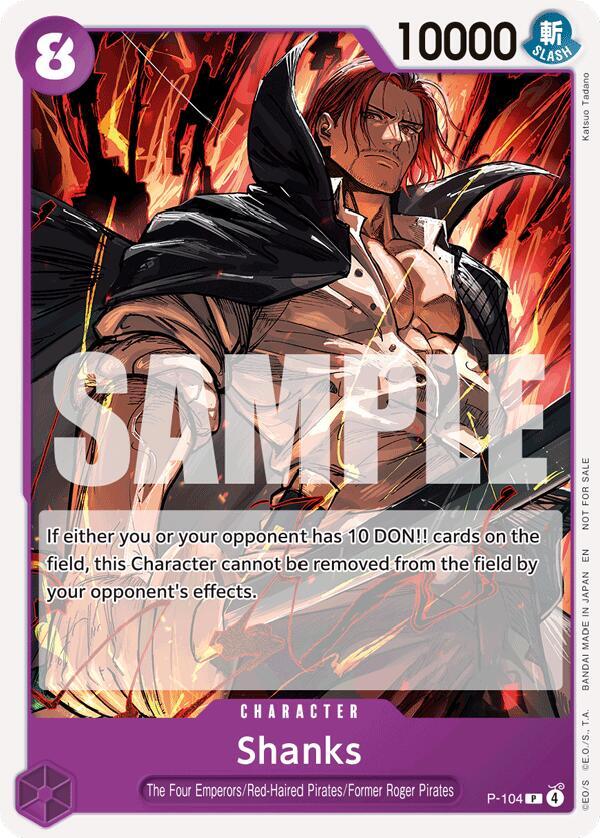 Shanks (Store Tournament 2025 Vol. 4) One Piece prize card