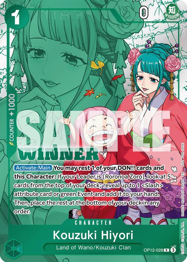 Kouzuki Hiyori (Winner Pack 2026 Vol. 1) One Piece prize card