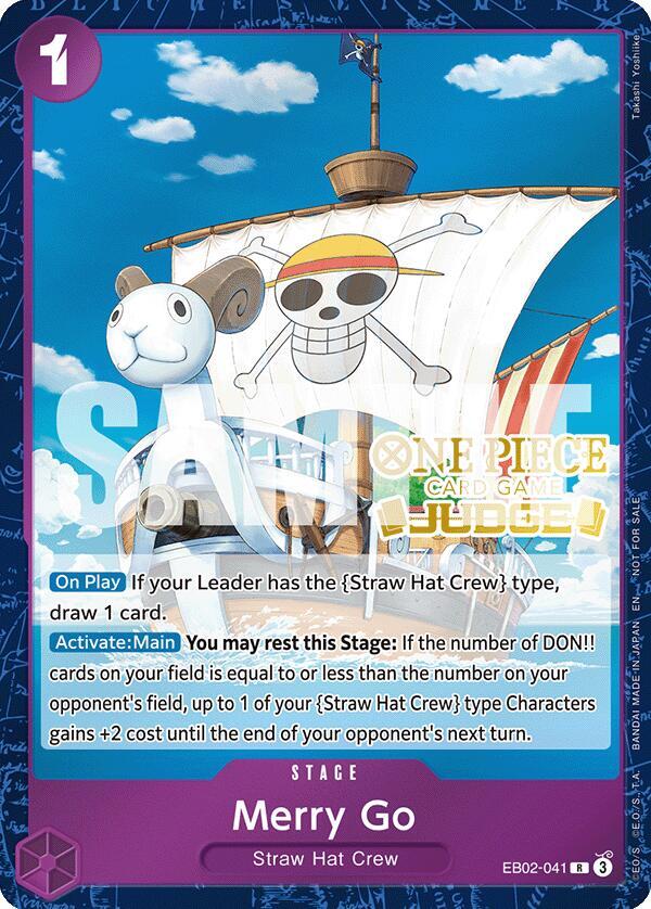 Merry Go (Judge Pack Vol. 7) One Piece prize card