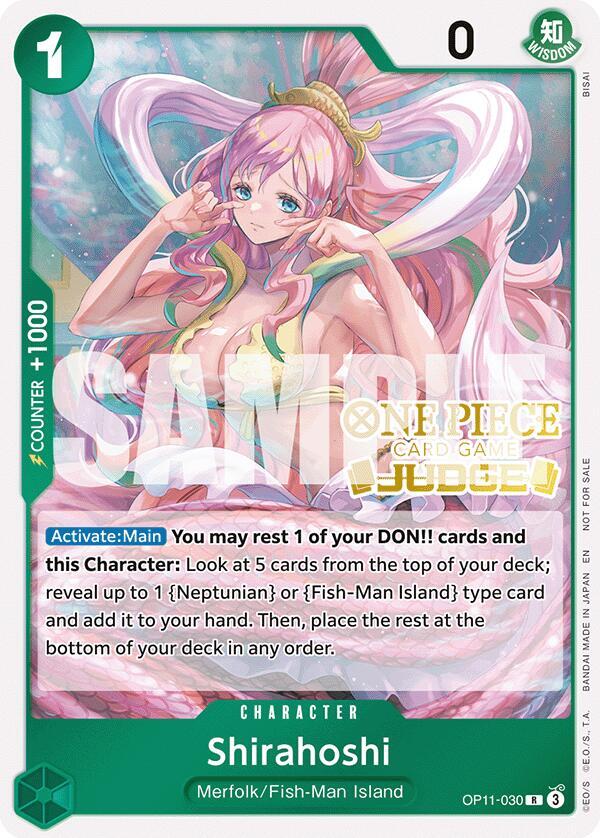 Shirahoshi (Judge Pack Vol. 7) One Piece prize card