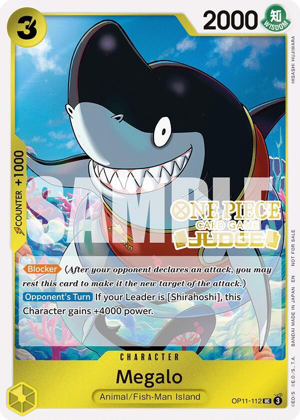 Megalo (Judge Pack Vol. 7) One Piece prize card