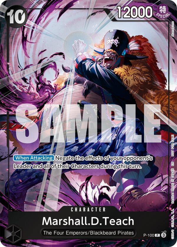 Marshall.D.Teach (Event Pack Vol. 8) One Piece prize card