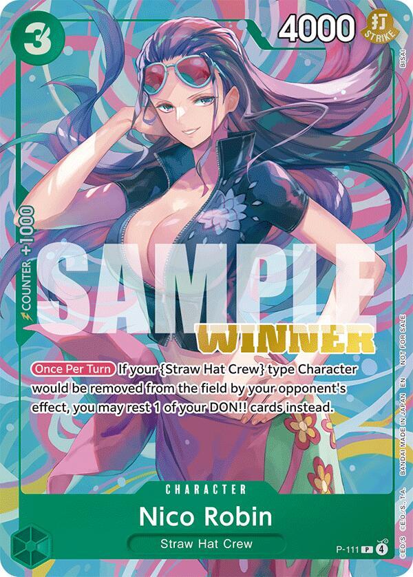 Nico Robin (Heroines Battle Winner Pack) One Piece prize card