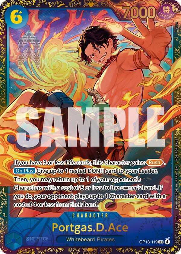 Portgas.D.Ace (119) (Treasure Cup 2026) One Piece prize card