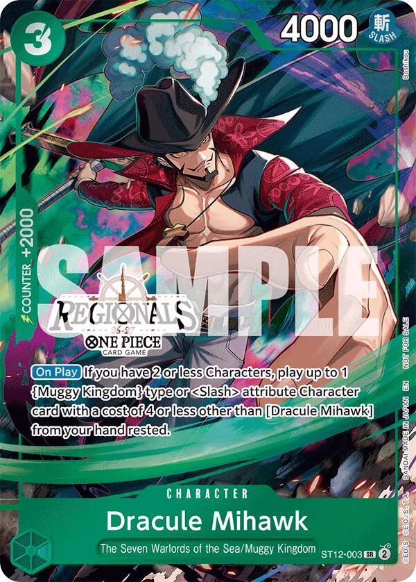 Dracule Mihawk (Regional Participation Pack 2026 Vol.1) One Piece prize card