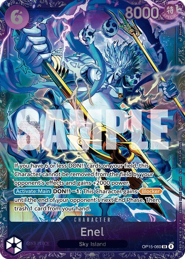 Enel (Treasure Cup May 2026) One Piece prize card