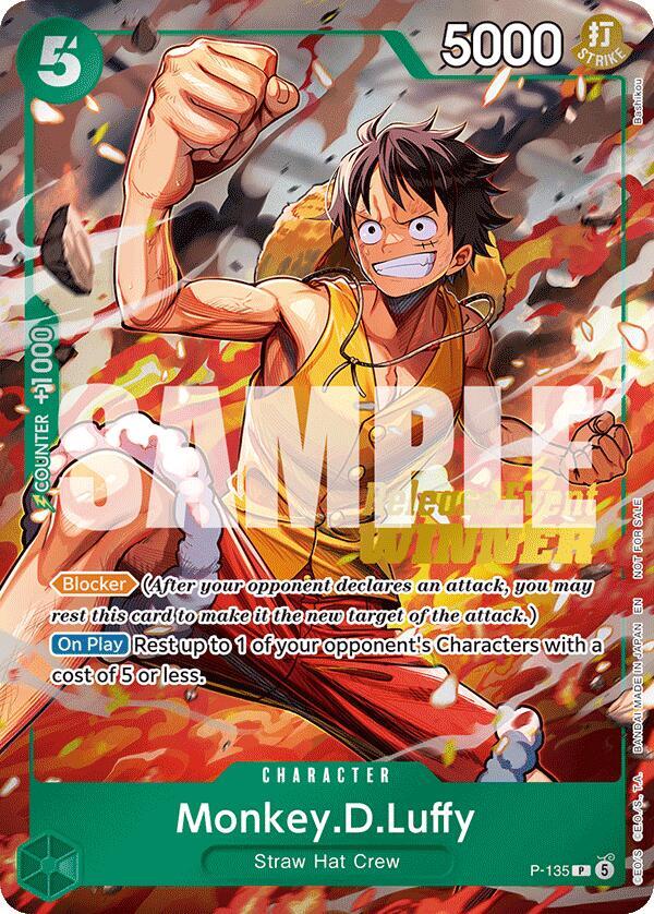 Monkey.D.Luffy (OP16 Release Event Winner) One Piece prize card