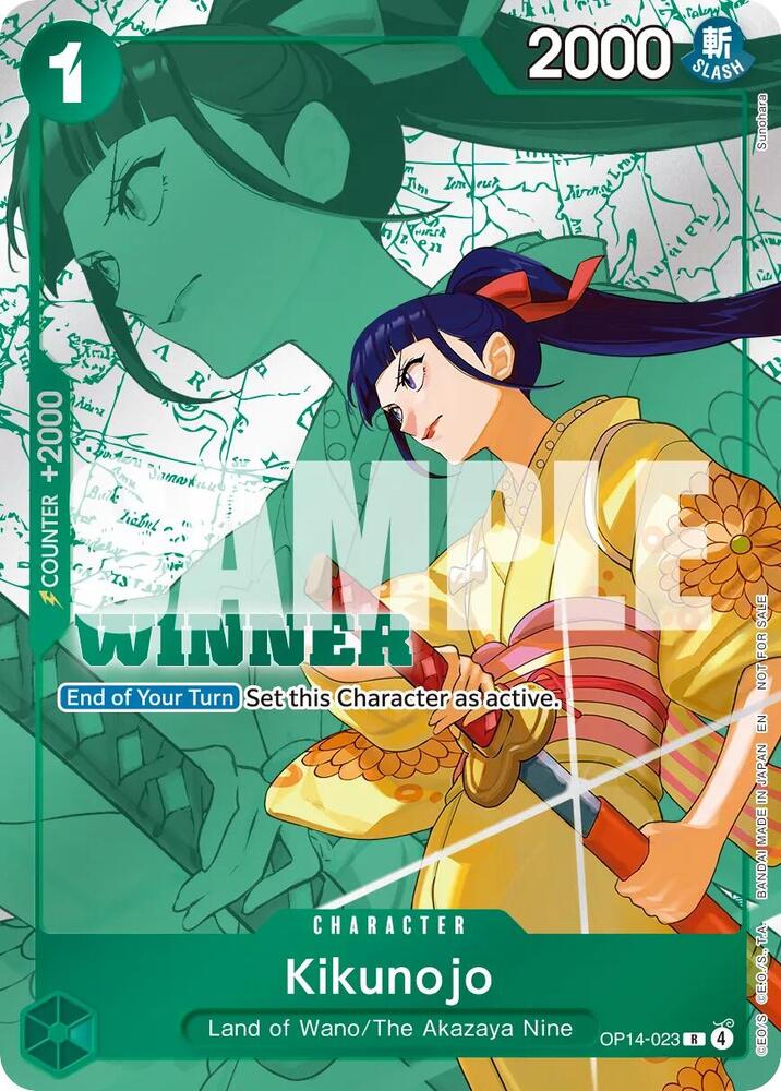 Kikunojo (Winner Pack 2026 Vol. 3) One Piece prize card