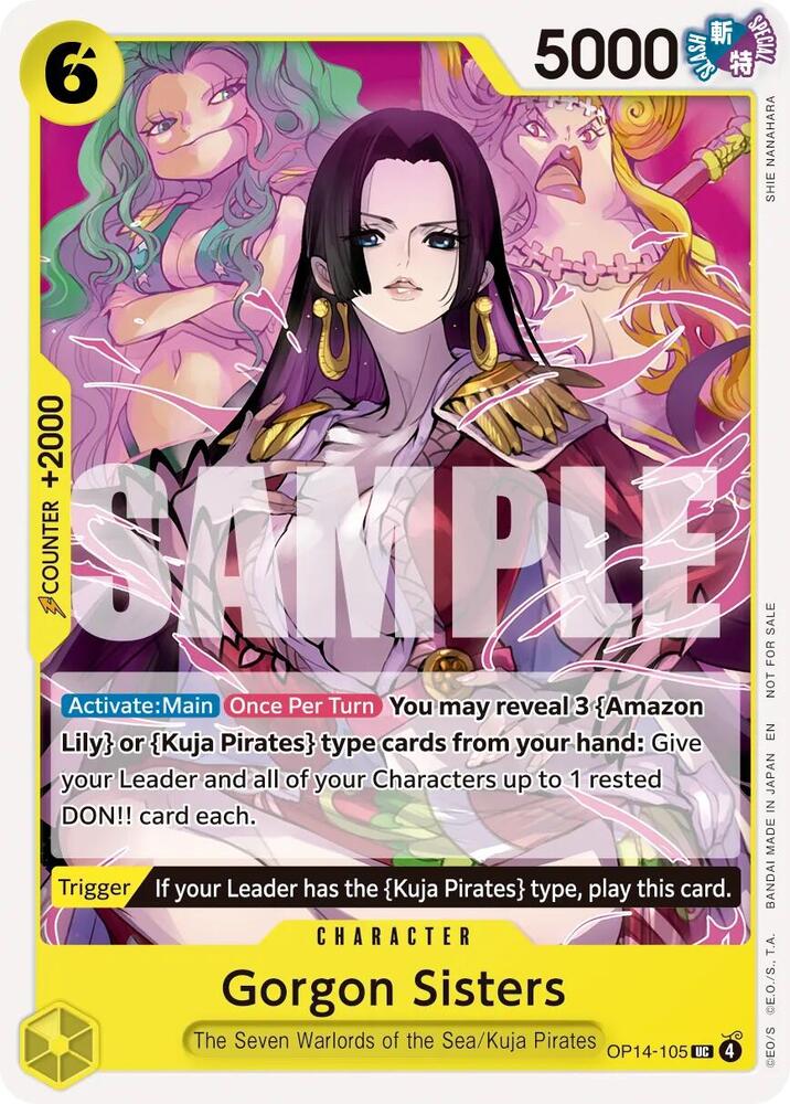 Gorgon Sisters (Tournament Pack 2026 Vol. 3) One Piece prize card