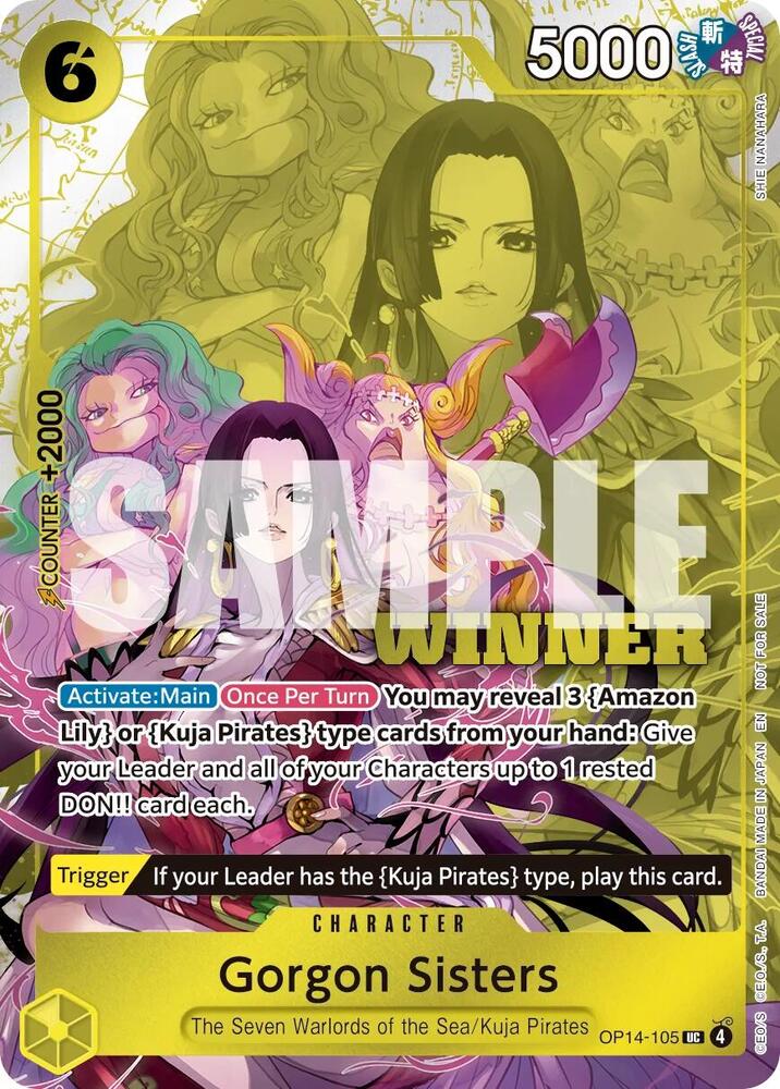 Gorgon Sisters (Winner Pack 2026 Vol. 3) One Piece prize card